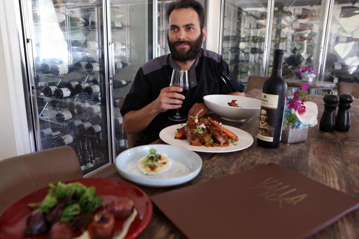 El chef Jonathan Ballestas de Villa Azur.