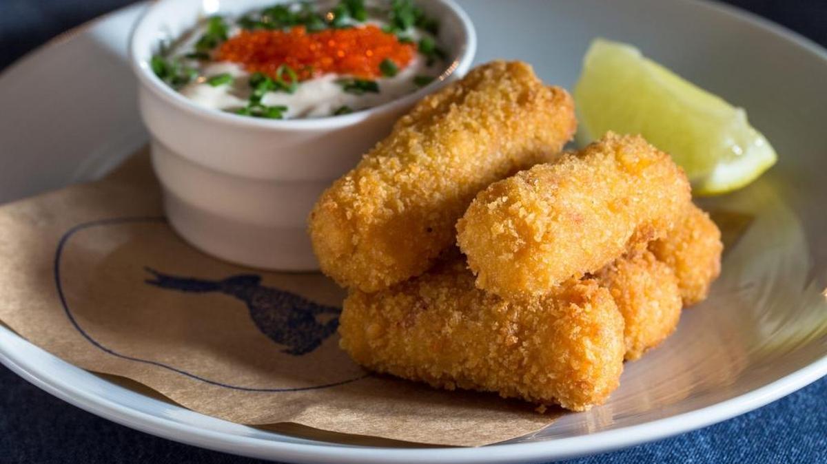 These croquetas show Nina Compton applied some of her Miami lessons from Scarpetta at New Orleans' Compere Lapin, the restaurant she heads for which she won a James Beard Award May 7 as Best Chef: South.