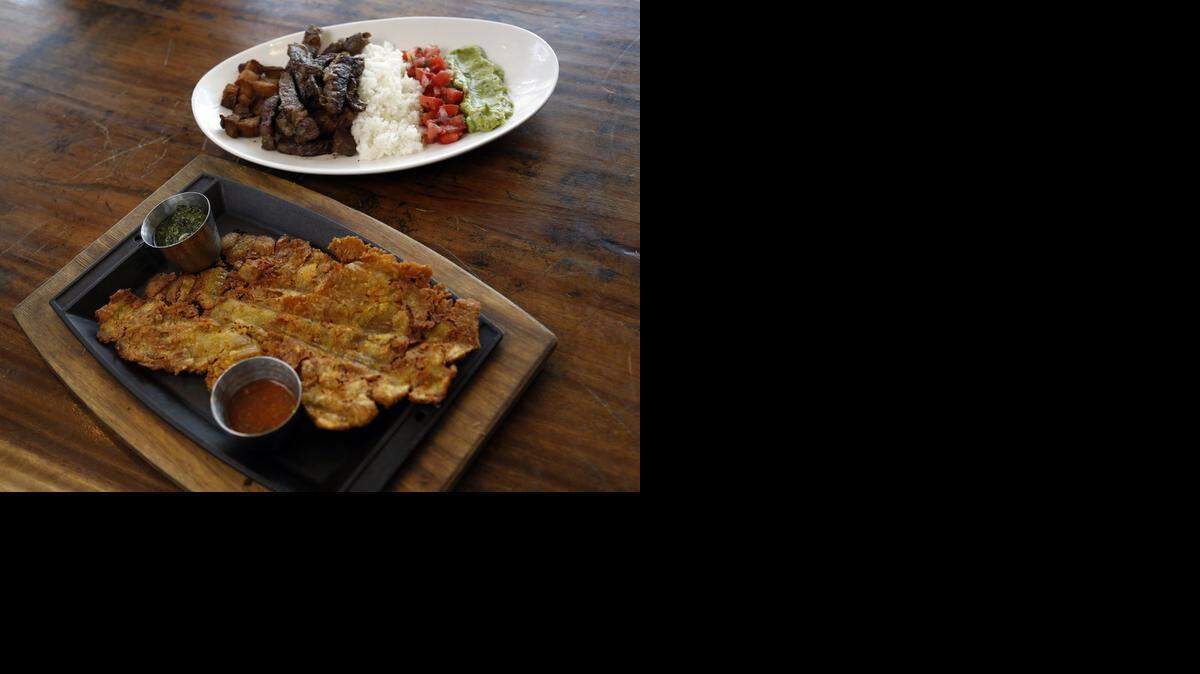 
Patacón al estilo de Loba Restaurant.

