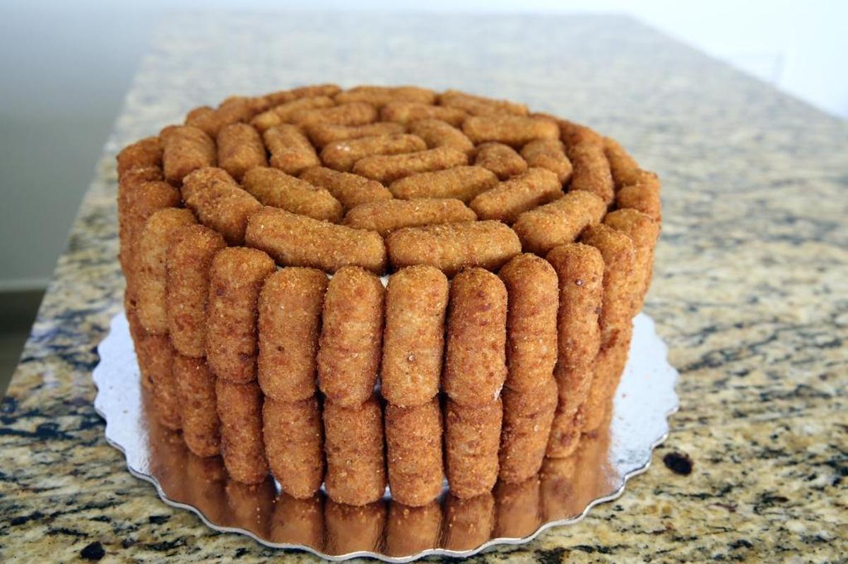 Andy Herrera llama a este cake ‘una maravilla de la ingeniería’.