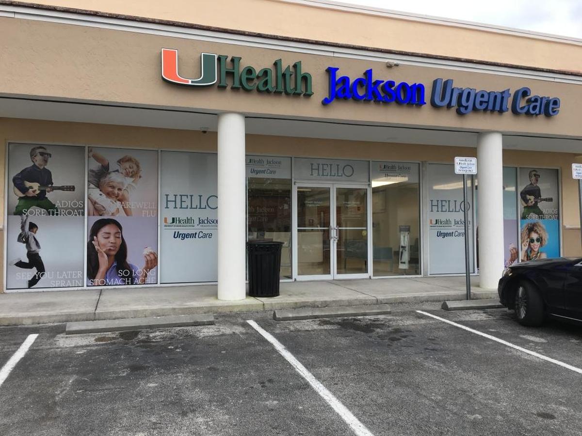 Centro de cuidados de urgencia de UHealth/Jackson Urgent Care Center en Biscayne Boulevard, North Miami.