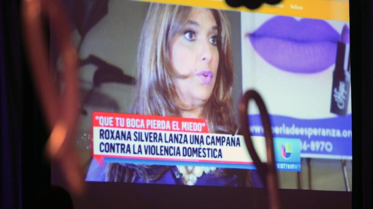 Roxana Silvera, fundadora de Perla de la Esperanza, habla durante el evento celebrado en el Hotel InterContinental del Doral, el martes 24 de octubre.