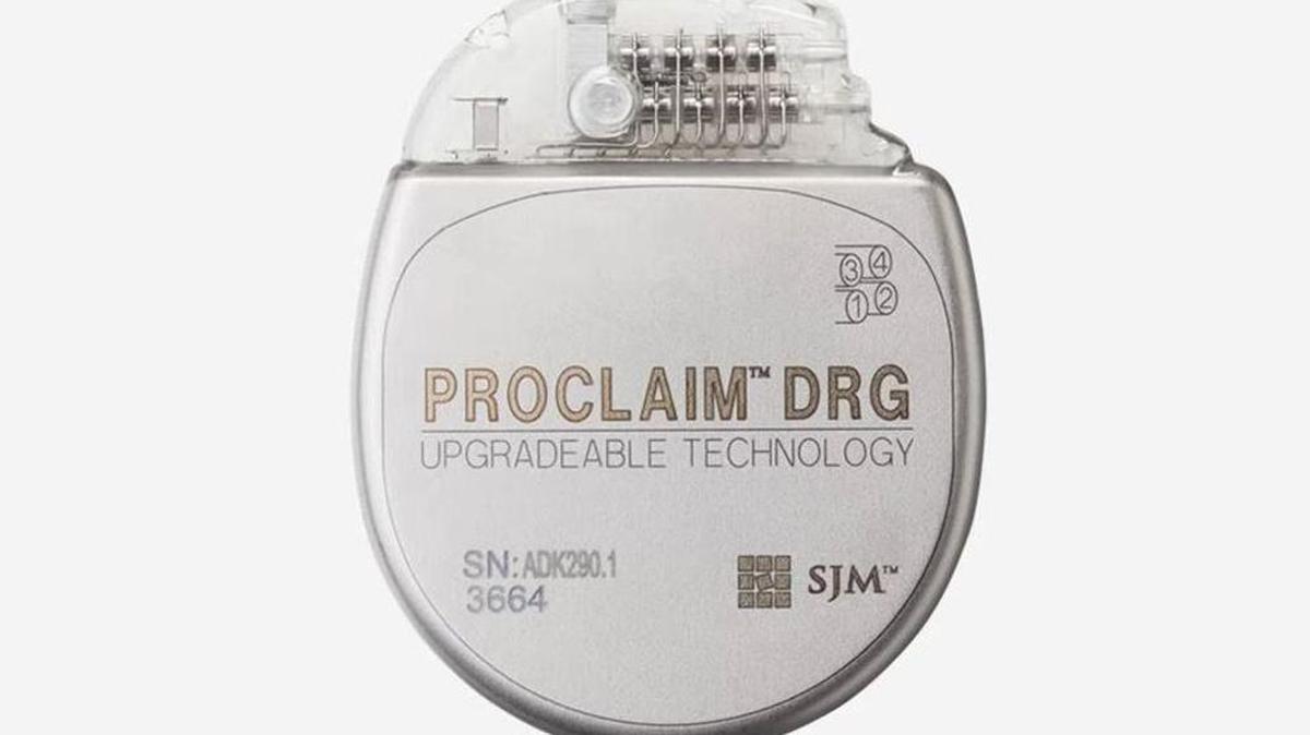 El dispositivo DRG, de Abbot Laboratories, que se implanta para reducir el dolor.
