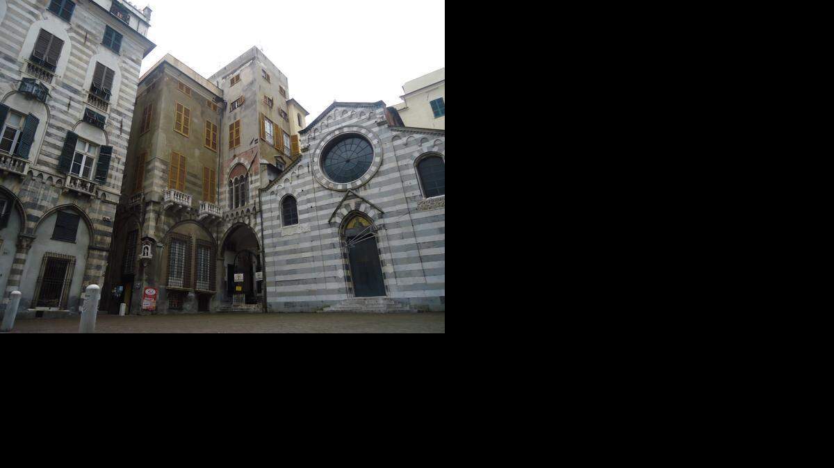 
Piazza San Matteo, espacio urbano que fue propiedad de la familia Doria. 
