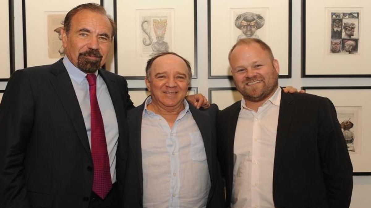 
Jorge Pérez, Roberto Fabelo y Tobías Ostrander
