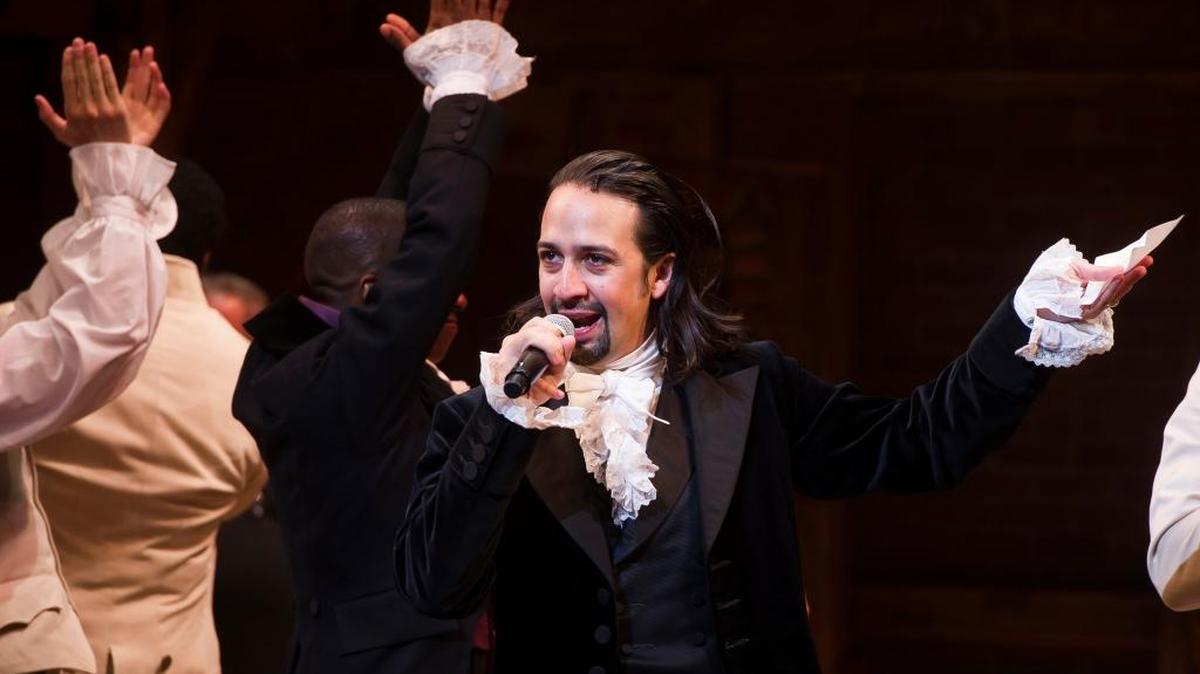 
Lin-Manuel Miranda la noche del estreno de ‘Hamilton’ en el Richard Rodgers Theatre, el 6 de agosto, en Nueva York.
