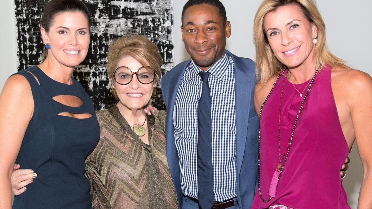 Darlene Boytell Pérez, Bernice Steinbaum, Franklin Sirmans y Hello Campos.