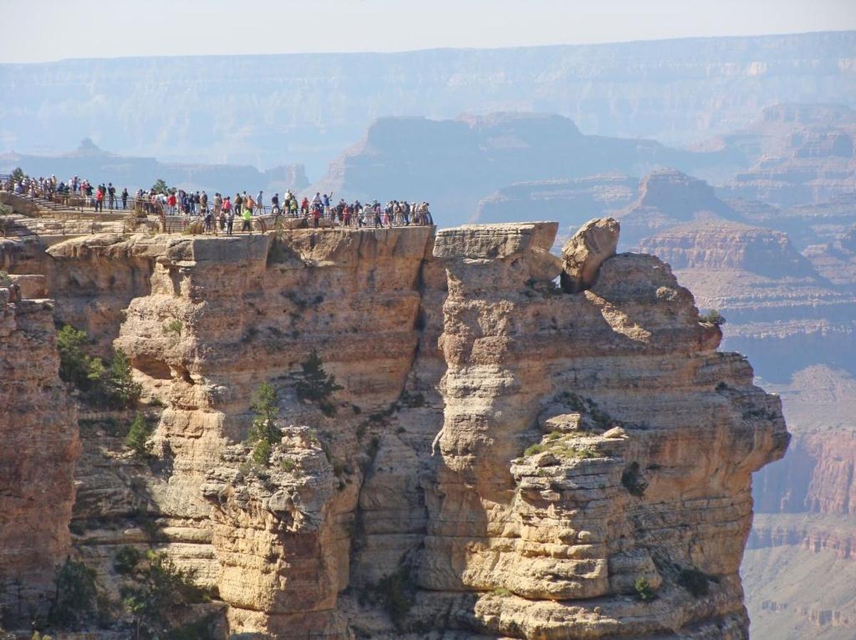 Impresionante imagen del Gran Cañón del río Colorado.