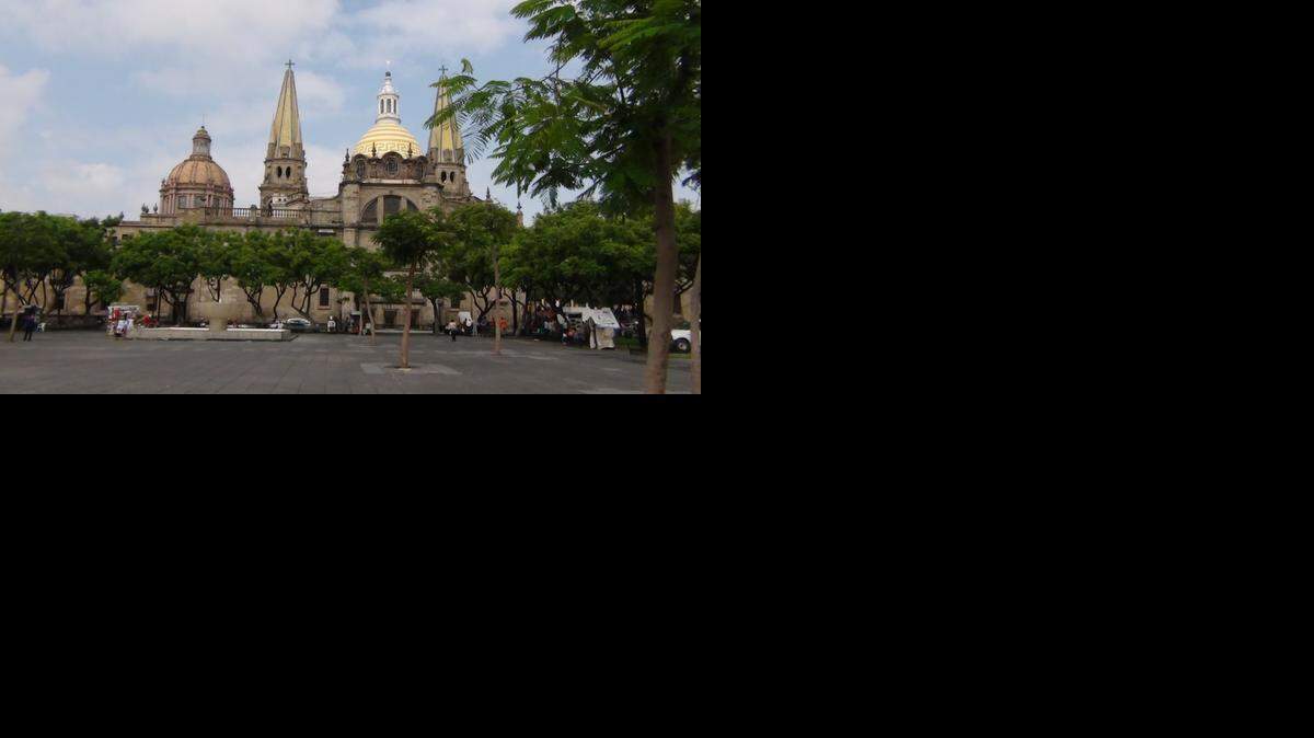 
Catedral de la Plaza de la Liberación en Guadalajara.
