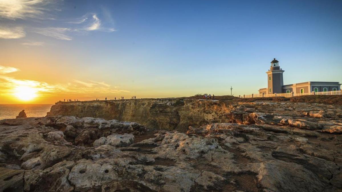 
Puesta de sol en Cabo Rojo. 
