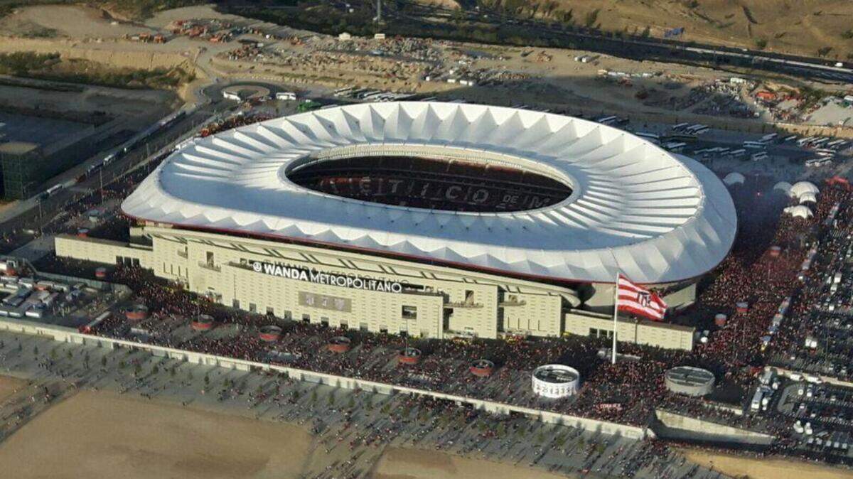 Wanda Metropolitano, sede del Atlético de Madrid.