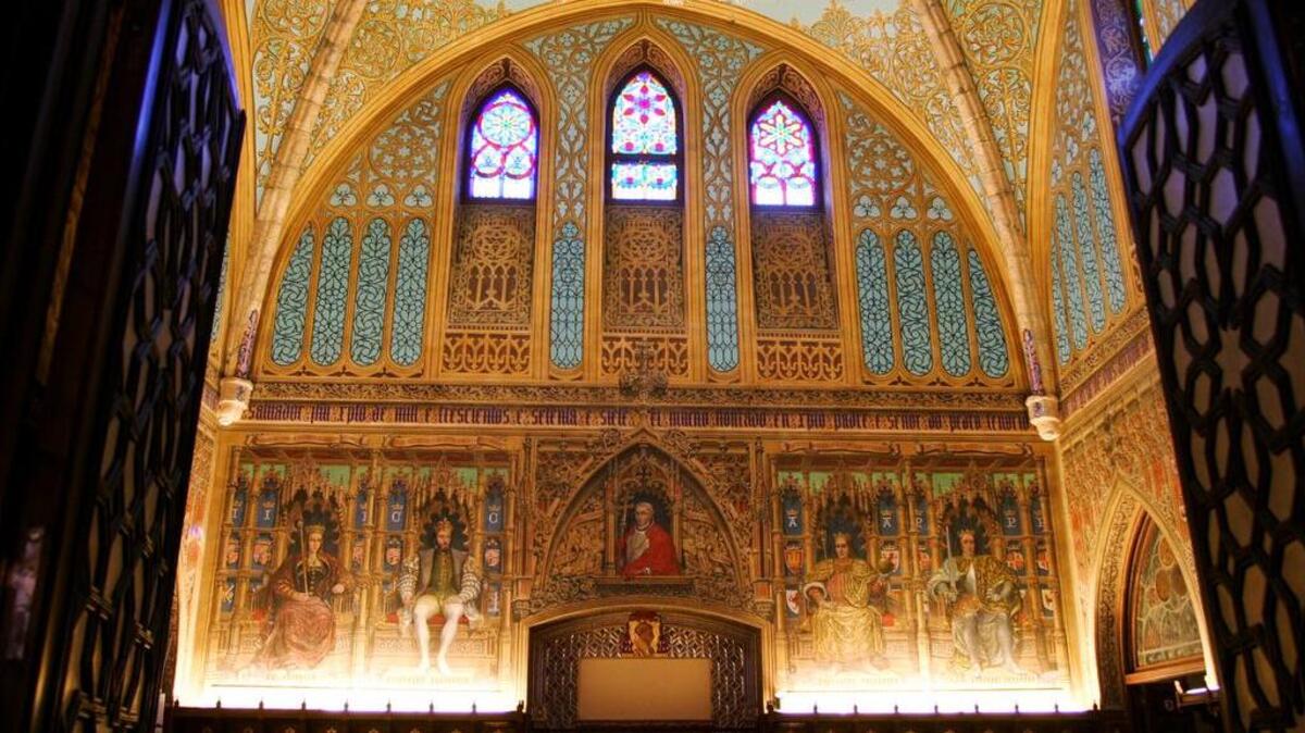 Imagen del interior del Palacio de Laredo en Alcalá de Henares.