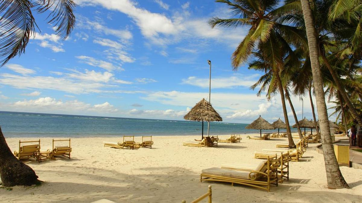 Imagen de una de las playas en el este del Kenia.