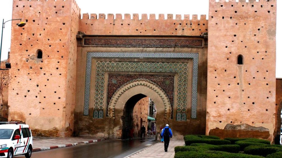 Puerta de entrada a Meknes.
