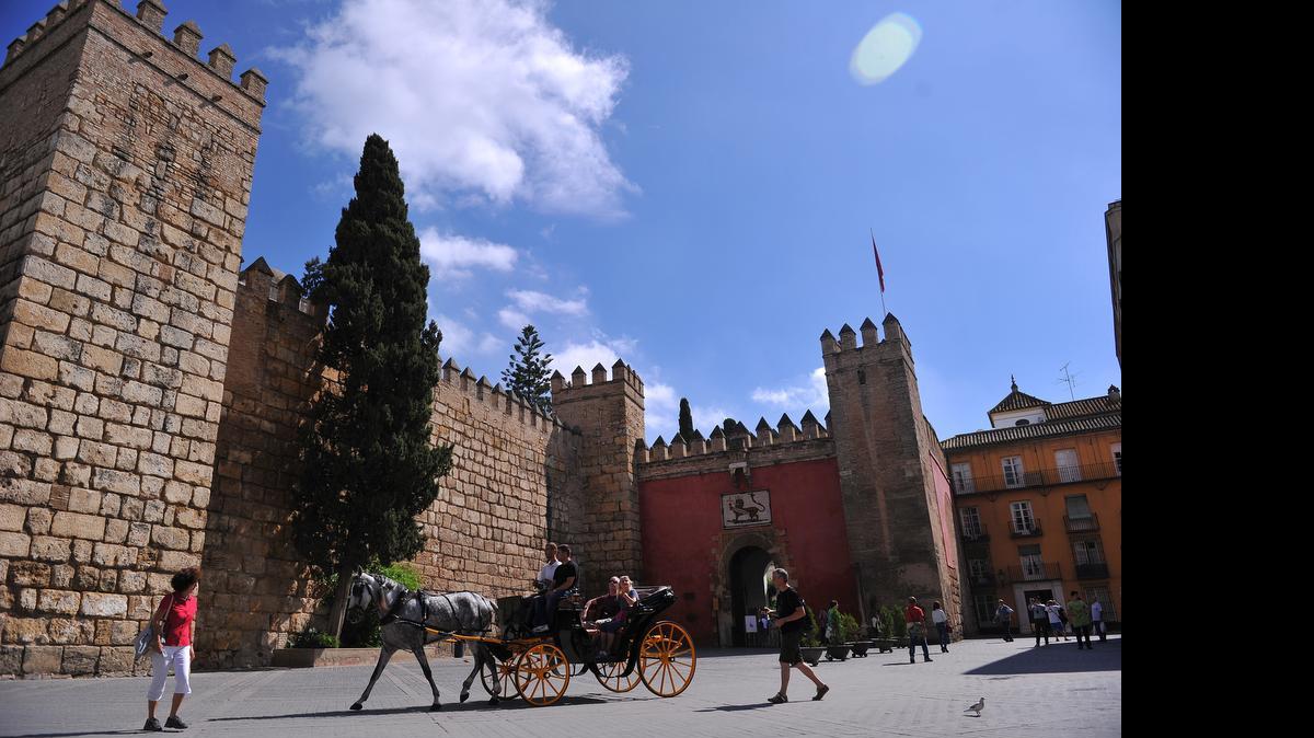 
El Palacio Ral (Reales Alcázares) en Sevilla.
