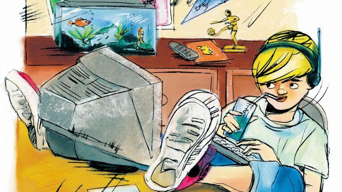 Pon controles en la computadora que él usa y ubícala en un lugar céntrico en tu casa, así puedes observar lo que tu hijo está viendo.