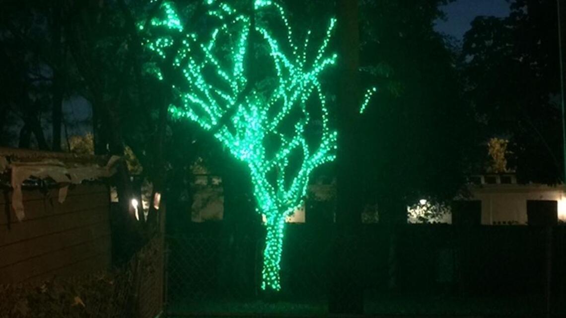 Santa empieza a iluminarse en julio